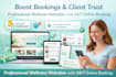 design massage therapy and spa website with online appointment