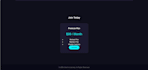 create a modern dark fitness landing page using HTML CSS