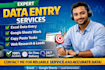 do data entry, copy paste, web research and excel data entry