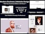 design a modern responsive business website using  wordpress