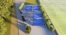 develop sport complex facility,padel court concept, recreational area rendering