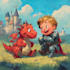 do comic illustrations, fantasy, children book
