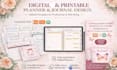 design etsy digital planner editable journal design etsy hyperlinked planner