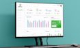 design modern saas dashboard UI in figma