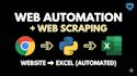do web automation, web scraping using python selenium