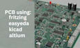 do pcb, circuit simulation, schematic, using fritzing, easyeda, kicad and altium