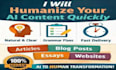 humanize ai content quickly