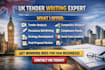 write UK tender, bid proposal and government contract