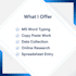 do fast data entry, ms word typing and copy paste jobs