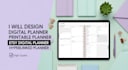 design digital planner printable planner etsy digital planner hyperlinked