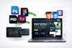 convert PSD, figma, xd to responsive HTML CSS bootstrap landing page