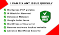 fix wordpress malware removal, critical error, fatal error and fast security