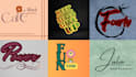 logo design custom hand lettering ,typography,retro vintage, t shirt