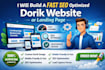 design a dorik website, redesign dorik website, and build responsive dorik