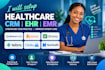 setup healthcare CRM ehr emr athenahealth kareo drchrono tebra cliniko nexhealth