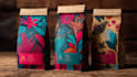 create coffee label and packaging design
