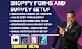 setup shopify forms and survey via typeform jotform powerful form builder hulk