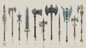 design unique weapons illustrations