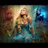 create haunting moonlit raven gothic vampire romantasy book cover