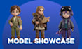 create 3d model custom chibi character