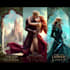create cursed theater gothic vampire romantasy book cover dark academia
