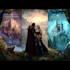 create cosmic void eldritch vampire romantasy book cover starfallen