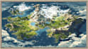 create 2d map illustration map design vector fantasy board game map