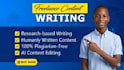 do perfect freelance content writing ai content editing and bulk blog posts