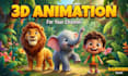 create viral kids youtube shorts and educational learning animations
