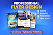 design modern flyer, poster or promotional flyer