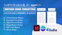 book formatting with adobe indesign paperback formatting kindle book formatting