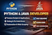 create python java coding scripts and automation