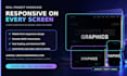 build a modern responsive landing page with gsap and three js
