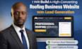 design a roofing business website with lead generation