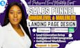 build gohighlevel sales funnel, clickfunnels, mailerlite landing page