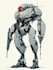 draw amazing character mecha robot illustration