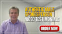 record honest male spokesperson video testimonial ugc video review testimony