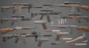 create realistic 3d gun model and weapon assets for games and animation