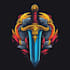 do a fantasy game logo