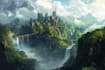 design stunning fantasy landscape