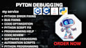 create or develop bot, python script, automation, programming, python developer