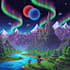 design awesome background and landscape pixel art nft