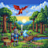 create real retro pixel art