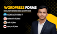 build  a wordpress contact form with multi step and SMTP setup