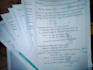 handwrite letter and notes