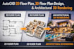 create 2d floor plan and realistic 3d architectural design