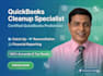 do quickbooks cleanup, reconciliation and bookkeeping