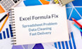 fix excel formula, spreadsheet or data problem