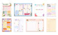 design planner, journal, and calendar