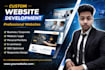 do website development as full stack web developer, react HTML wordpress
